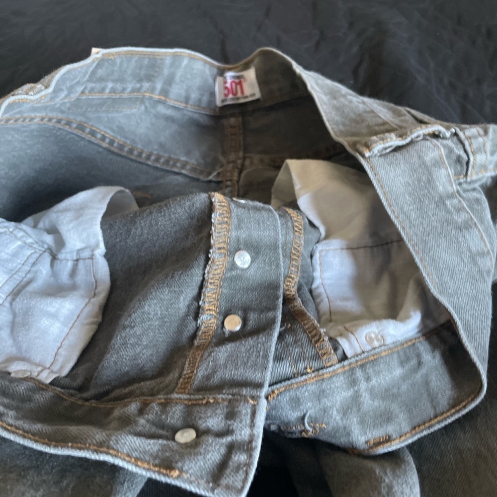 Levi’s Grey Straight Leg Button Fly - image 6